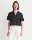 Black Everlane Cotton Gauze Resort Shirt